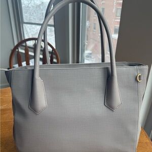 Dagne Dover Signature Tote Legend Bleecker Blush Gray